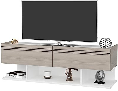 DECOROTIKA - Kase Modern TV Cabinet TV Stand TV Unit 2 Cabinets