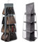 Organizer per Borse 8 Tasche, Scomparti Trasparenti da Appendere, Organizzatore Multiuso con Gancio in Metallo, Utile per Vestiti Cappelli Scarpe Sciarpe, Guradaroba Appeso Armadio