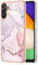 SEAHAI Coque pour Samsung Galaxy A05S, Ultra Mince Élégant en Silicone Souple Motifs Colorés Coque Brillante Antichoc, TPU Gel Etui Résistant - Or Rose