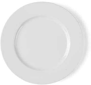 Holst Porzellan PN 020 B1 Porzellan Teller flach 20 cm Plano 2. Wahl Weiß 20 x 20 x 2 cm 6 Stück
