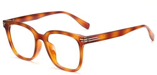 Cyxus Blaulichtfilter Brille Damen Herren Augenbelastung Reduzieren 8191 | UV-Schutz,Ohne Stärke,Ideal für Computerbildschirme oder den täglichen Einsatz im Freien