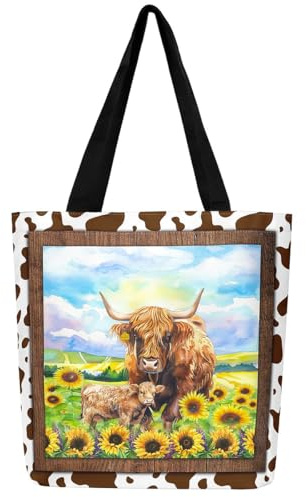 Homewish Wild Deer Elch Leinwand Tasche Dschungel Tier Wildlife Lebensmitteltasche, Jagd Thema Leinwand Tote Bag
