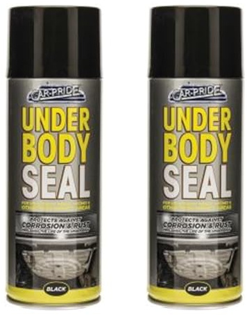 SDMAX Under Body Seal Black Aerosol Spray Paint, Corrosion And Rust Protection, High Performance, Easy To Use, Lightweight And Portable, Multipurpose Use, 400ml (2PCS)
