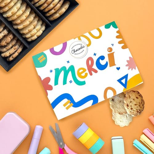 Coffret Sophia Moyen Modèle | Assortiment de Biscuits | Collection Merci | Remerciement Maîtresse Maître Atsem Nounou Collègue