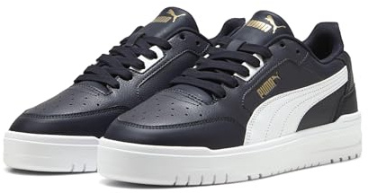 Puma Shuffle Downtown Sneaker für Damen und Herren, New Navy Puma White, 47 EU
