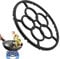 Anneau de support pour wok - Grille de cuisson multifonction en fonte pour foyer et barbecue - Accessoire réutilisable pour cafetières, casseroles, poêles à frire et ustensiles de cuisine