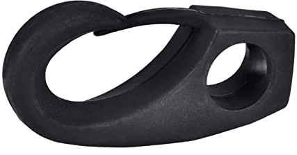 6 Pcs Nylon Lashing Shock Hook Boat Lashing Hook Kayak Lashing Hook for Boat Canoe Kayak Boating Accessories with High Toughness Black