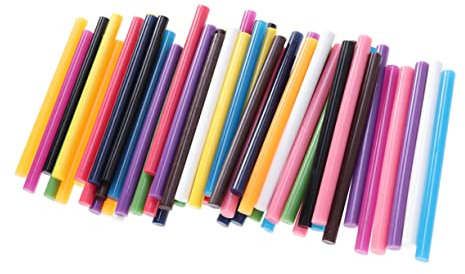BUGUUYO 60pièce Bâtons De Colle Thermofusible Haute Viscosité Pour Colle Chaude Mélange De Couleurs