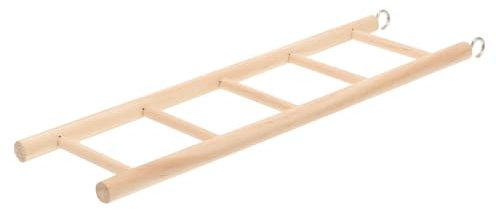 HEMOTON Vogelleiter aus Holz für Papageien Kletterspielzeug für Wellensittiche und Fördert Bewegung und Geistige Stimulation im Käfig für Kleine Haustiere
