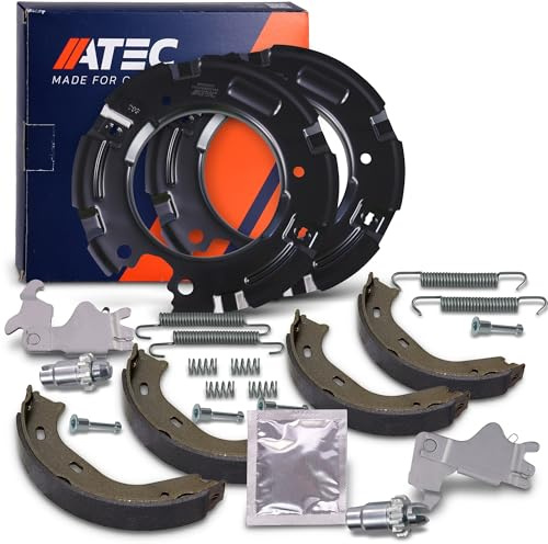 ATEC Germany Satz Bremsbacken + Spreizschloss + Haltering Hinten