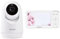 BÉABA, Babyphone Camera Zen Plus 2 – Caméra Rotative 360°, Écran 5 Pouces HD, Vision Nocturne, Talkie-Walkie, Thermomètre, 8 Berceuses, Portée 300m, Autonomie 20h, 4 Caméras Connectables, Blanc