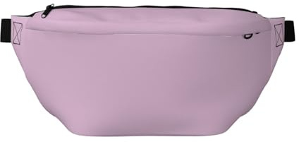 Kingmate Verstellbare Bauchtasche für Damen & Herren– Wasserabweisende Gürteltasche mit Reißverschlüssen, 2 große Fächer & Innen-Taschen, Tragen als Hüft-, Brust- oder Schultertasche
