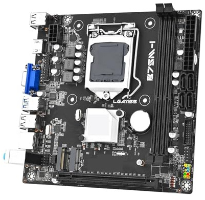 B75M ITX-Motherboard-Kit mit Core i5 3570-Prozessor und 16 GB DDR3-Speicher + CPU-Lüfter mit integrierter GPU statt LGA 1155-Mainboard