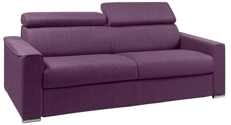 Vente-unique - Schlafsofa 4 Vizir - Polyester - violett