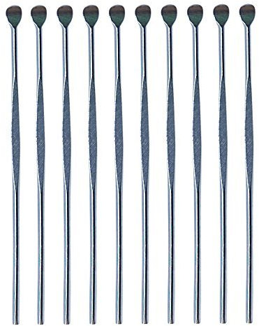 FBNYC Set of 10 Stainless Steel Carving Multi Purpose Element Tools- 3 inches (Pack of 10)