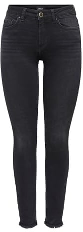 ONLY Female Skinny Jeans ONLBLUSH Mittlere Taille Skinny Fit Knöchellang Jeans