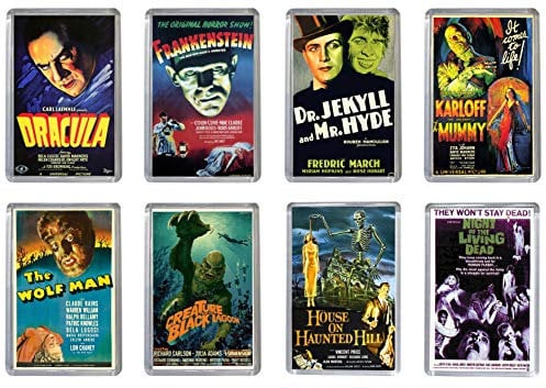 Super Universe 8 Classic Horror Poster Fridge Magnets