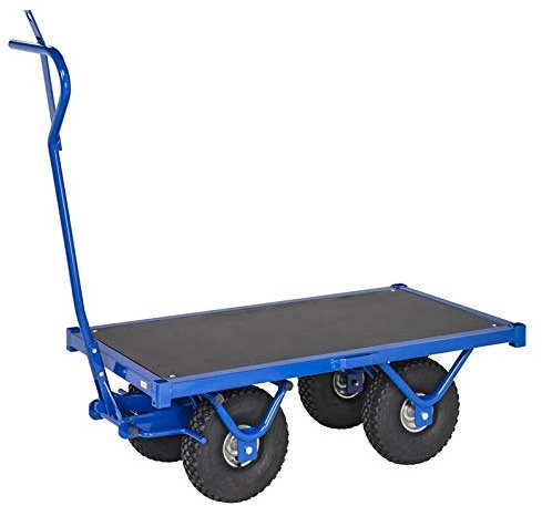 Schwerlastwagen - Handwagen - Transportwagen - Belastung: 1300 kg - Größe: 120 x 69 x 39,7 cm Industriequalität