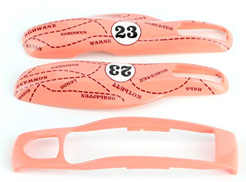 Coque de clé de Voiture Porte-clés étui de clé de Cochon Rose Garniture de Couverture de Porte-clés à Distance étui de Rose adapté pour/Cayenne / 911