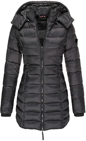 Earnmore Nuova Giacca Invernale Imbottita in Cotone da Donna, Giacca Imbottita Slim Aderente di Media Lunghezza da Donna, Giacca Imbottita in Caldo Piumino