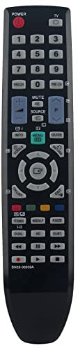BN59-00939A Ersatz Fernbedienung Fit für Samsung LCD Fernseher Monitor LE40B620 LE46B620 LE52B620 LE40B620R3W LE32B550 LE32B551 LE32B553 LE32B554 LE37B550 LE37B551 LE37B553 LE37B554 LE40B550 LE40B551