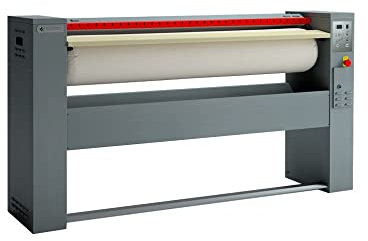 AEOLUS MG06 T repasseuse à rouleau professionnelle presse à linge plat repassage draps de lit taies d'oreiller serviettes rideaux nappe économie d'énergie A++ bassin en aluminium (140x25cm)