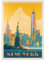 MyPuzzle New York City: Skyline Glow, Vintage Poster - Premium 1000 Teile Puzzle - MyPuzzle Sonderkollektion von Anderson Design Group