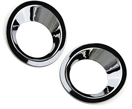 Nebelscheinwerfer Abdeckungen Für N&issan Für Qashqai J10 2008-2015 2 Teile/Satz Silber ABS Chrom Hinten Nebel Licht Abdeckung Surround Trim Set