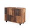 Vicco Mueble bajo Lavabo Ilias, Roble rústico, 80.2 x 60.8 cm con 2 cajones
