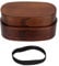 Otufan Boîte à Bento Japonaise, 2 Couches en Bois Japonais Double Couche Bento Sushi Boîte à Déjeuner Conteneur 19x10,2x9,5 Cm/7,5x4,0x3,7 Pouces Adapté Aux Voyages De Camping à Domicile