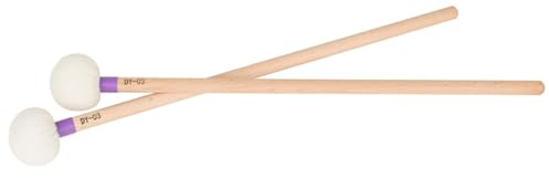 Filz Drumstick mit Holzgriff für Schlaginstrumente, 2 Stück | Lila Ausführung, Solide und Zuverlässig, für Anfänger und Liebhaber von Percussion