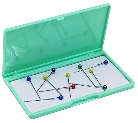 Kiuiom Magnetischer Nadel Organizer,Aufbewahrung Magnetische Nadel,Magnetische Nadel Box, Nähnadel Aufbewahrungsbox Magnetische Nadelbox Aufbewahrungskoffer Magnetnadeln Nähzubehör（Grün）