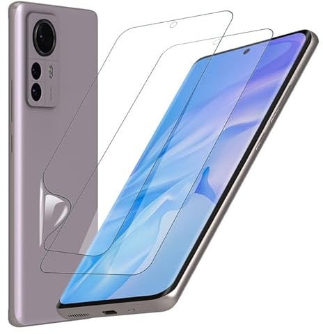 【2 unidades】 para protector de pantalla Xiaomi 12 suave TPU protector de pantalla, libre de arañazos, ultraresistente, protector de pantalla Xiaomi 12X, protector de pantalla táctil sensible Xiaomi