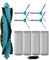 TROGPYXG Compatible con IKOHS NETBOT LS22 Robot Aspirador Repuestos Cepillo Lateral Principal Filtro Robot Aspirador Repuestos