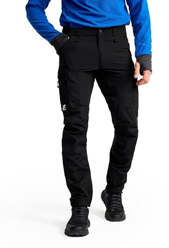 RevolutionRace Herren RVRC GP Pants, Hose zum Wandern und für viele Outdoor-Aktivitäten, Black, XXL