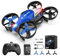 Holy Stone HS210F Mini Drohne für Kinder, 2 in 1 RC Quadrocopter mit Landmodus and Flugmodus, One Key Start Höhenhaltung, 3D Flips, Headless Modus Spielzeug Geschenke für Jungen,C0 (Blau)
