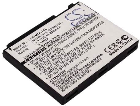 TollCor Batteria di ricambio da 850 mAh/3,7 V per Motorola P/N: 77856, BC60, CFNN1041, SNN5768, SNN5768A, SNN5779A, SNN5781A, SNN5791A
