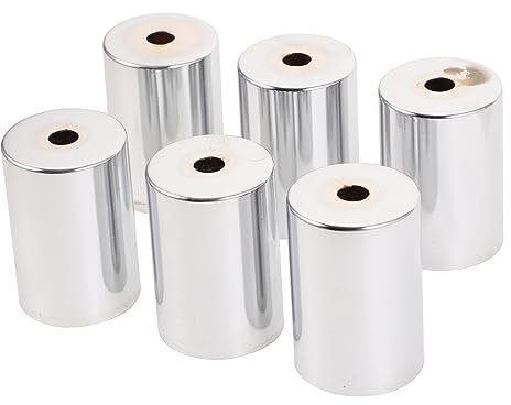 jojofuny Lampenendstück-set 6-teilig E27 Metall Gerader Zylinder Pendelleuchte Teile Vintage-lampenschirm Endstücke Dekoratives Lampenzubehör