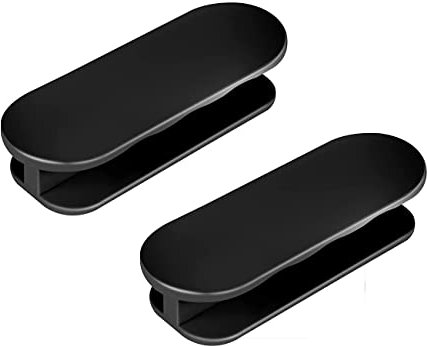 voleseni 2pcs Self-Adhesive Pull Handles, Door and Window Handles, Auxiliary Cupboard Handle Knobs, Plastic Drawer Handles, for Window Door Punch-Free Fridge Wardrobe Pull Handles Black