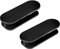 voleseni 2pcs Self-Adhesive Pull Handles, Door and Window Handles, Auxiliary Cupboard Handle Knobs, Plastic Drawer Handles, for Window Door Punch-Free Fridge Wardrobe Pull Handles Black