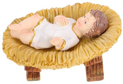 Garneck Heiliges Krippe Set Jesus Figur Jesus Statue Harz