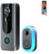 GuardianBell Pro – Smart WiFi Doorbell & Security Cam in One,Doorbell Camera Wireless,Live View and Two-Way Audio,Auto Snapshots and Local Recordings (black)