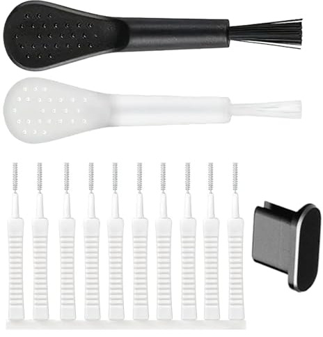 Phone Port Cleaner - Ladeanschluss Bürste | Reinigungsset mit 13 professionellen Werkzeugen, Gerätepflege mit Staubstecker, Handy Wartungsset für Elektronik, Gadgets, Zuhause, Reisen, Werkstatt