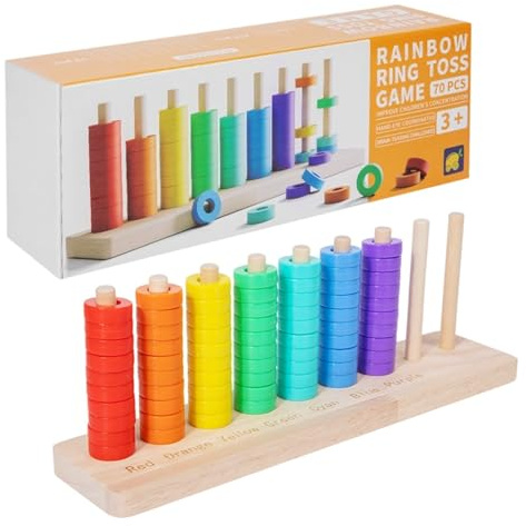 Color Stack Match Game, Color Stack Challenge, Color Stack Game Farbstapel-Herausforderungsspiel, Kopf-an-Kopf-Stapel- und Sortier-Puzzlespiel für Einen Lustigen Spieleabend mit der Familie (A)