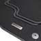 tuning-art BEL126 Fußmatten Edelstahl Logo passend für VW Golf Plus 5 6 2005-2014
