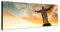 Sinus Art Wandbild 150x50cm Rio De Janeiro Statue Sonnenuntergang