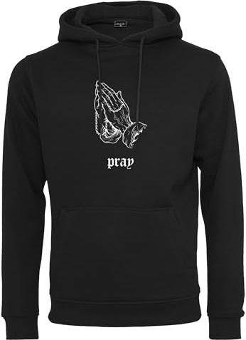 Mister Tee Herren Kapuzenpullover Dark Pray, Black, L, MT1022