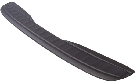 Travall Car Boot Bumper Protector Compatible with Ford S-Max (2015-2023) - Vehicle-Specific Black Smooth Plastic Bumper Protection against Scuffs and Scratches