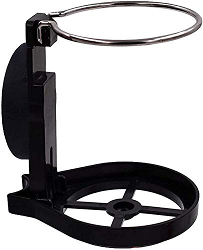 Pmsanzay Magnetic Drink Holder Beer and Cup Holder for Golf Cart Railing - Foldable - with Strong Magnet Securely Attach to Most Rail/Bar/Frame of Golf Cart - Keep Your Favorite Beverage at Hand