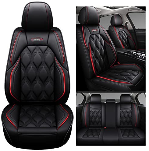 0beilita Sitzbezüge Auto Autositzbezüge Universal Set für Audi A3 8P Q5 A6 C6 A4 A5 Sportback B7 Avant 8V C7 A1 B9 Audio Rs4 5 6 7 R8 S5 S6 S7 S8 Q3 Auto Zubehör, Schwarzer Standard